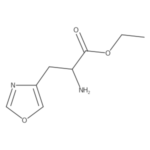 Ethyl 2-amino-3-(1,3-oxazol-4-yl)propanoate Structure