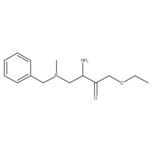 1-Amino-1-{[benzyl(methyl)amino]methyl}-3-ethoxypropan-2-one Structure