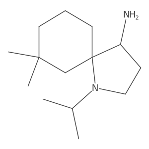 7,7-Dimethyl-1-(propan-2-yl)-1-azaspiro[4.5]decan-4-amine Structure