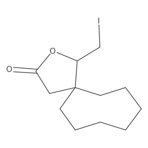 1-(Iodomethyl)-2-oxaspiro[4.7]dodecan-3-one Structure