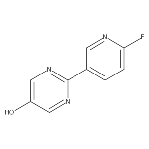 2-(6-Fluoropyridin-3-yl)pyrimidin-5-ol结构式