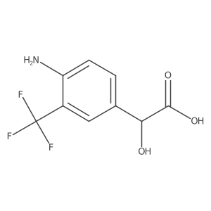 4-Amino-3-(trifluoromethyl)mandelic acid Structure