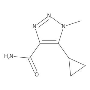 5-cyclopropyl-1-methyl-1H-1,2,3-triazole-4-carboxamide Structure
