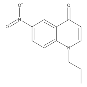 6-Nitro-1-propylquinolin-4-one Structure