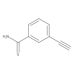 3-Ethynylbenzene-1-carbothioamide Structure