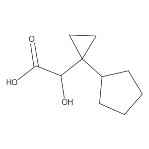 2-(1-Cyclopentylcyclopropyl)-2-hydroxyacetic acid结构式