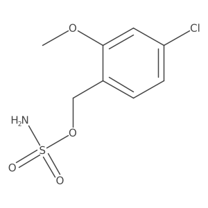 (4-Chloro-2-methoxyphenyl)methyl sulfamate结构式