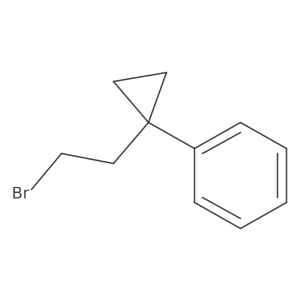 [1-(2-Bromoethyl)cyclopropyl]benzene结构式
