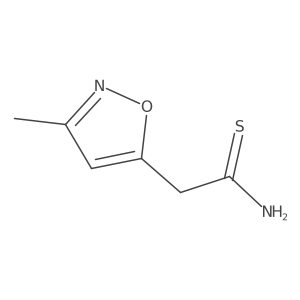 2-(3-Methyl-1,2-oxazol-5-yl)ethanethioamide Structure