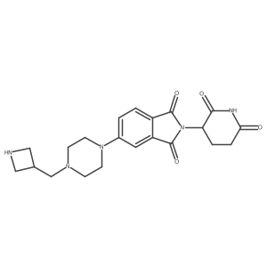 5-(4-(Azetidin-3-ylmethyl)piperazin-1-yl)-2-(2,6-dioxopiperidin-3-yl)isoindoline-1,3-dione Structure