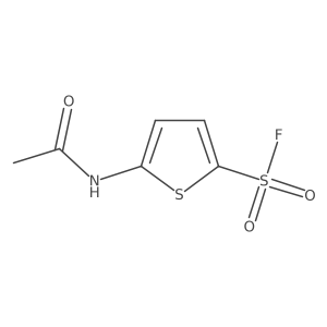 5-Acetamidothiophene-2-sulfonyl fluoride结构式