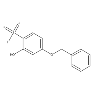 4-(Benzyloxy)-2-hydroxybenzene-1-sulfonyl fluoride结构式
