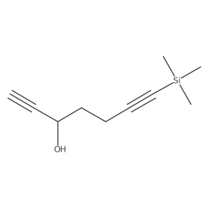 7-(Trimethylsilyl)hepta-1,6-diyn-3-ol Structure