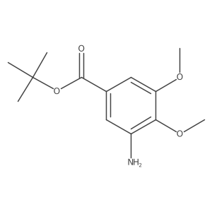 Tert-butyl 3-amino-4,5-dimethoxybenzoate结构式
