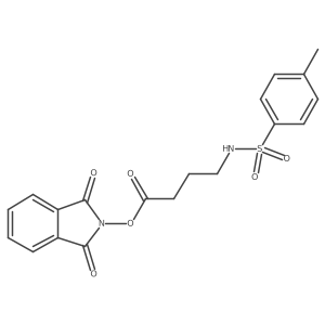 1,3-dioxo-2,3-dihydro-1H-isoindol-2-yl 4-(4-methylbenzenesulfonamido)butanoate结构式