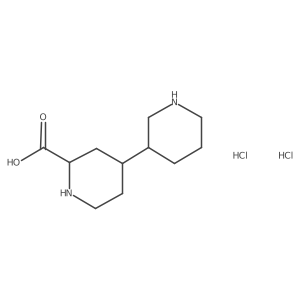 4-(Piperidin-3-yl)piperidine-2-carboxylic acid dihydrochloride Structure