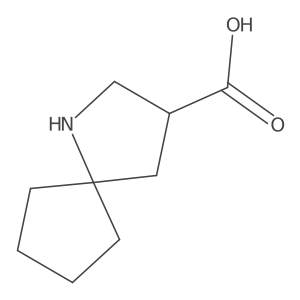 1-Azaspiro[4.4]nonane-3-carboxylic acid结构式