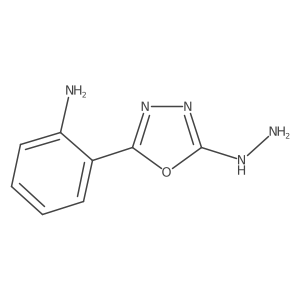 2-(5-Hydrazinyl-1,3,4-oxadiazol-2-yl)benzenamine Structure