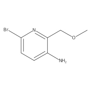 6-Bromo-2-(methoxymethyl)-3-pyridinamine结构式