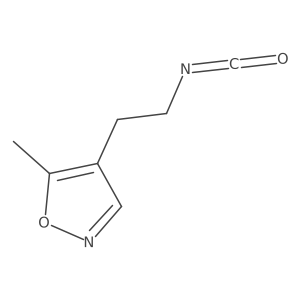 4-(2-Isocyanatoethyl)-5-methyl-1,2-oxazole结构式