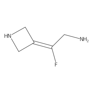 2-(Azetidin-3-ylidene)-2-fluoroethan-1-amine结构式