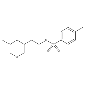 4-Methoxy-3-(methoxymethyl)butyl 4-methylbenzene-1-sulfonate结构式