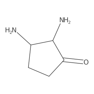 2,3-Diaminocyclopentan-1-one结构式