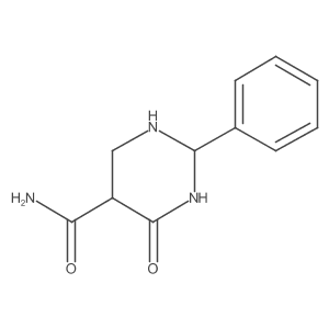 4-Oxo-2-phenyl-1,3-diazinane-5-carboxamide Structure