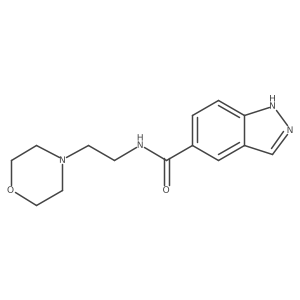N-(2-morpholinoethyl)-1H-indazole-5-carboxamide Structure