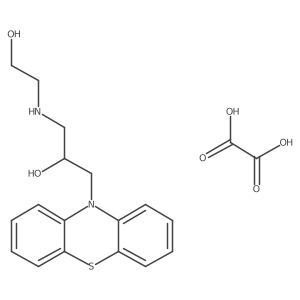 1-((2-hydroxyethyl)amino)-3-(10H-phenothiazin-10-yl)propan-2-ol oxalate Structure