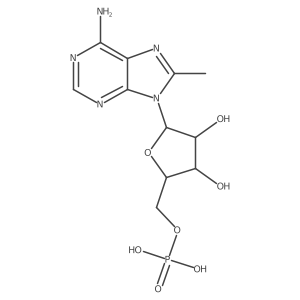 8-Methyladenosine 5'-monophosphate结构式