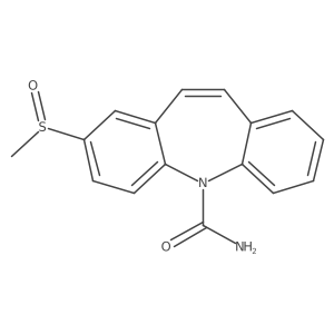 2-(Methylsulfinyl)-5H-dibenz[b,f]azepine-5-carboxamide Structure
