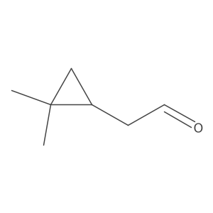 Cyclopropaneacetaldehyde, 2,2-dimethyl-结构式