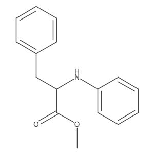 N-Phenyl-D-phenylalanine methyl ester Structure