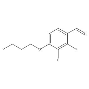 4-Butoxy-2,3-difluorobenzaldehyde结构式