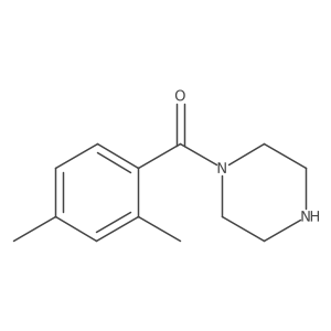 1-(2,4-Dimethylbenzoyl)piperazine结构式