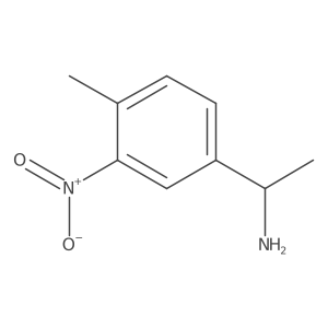 1-(4-Methyl-3-nitrophenyl)ethan-1-amine Structure