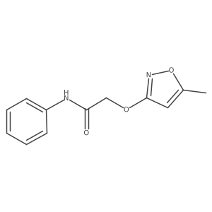 2-((5-Methylisoxazol-3-yl)oxy)-N-phenylacetamide Structure
