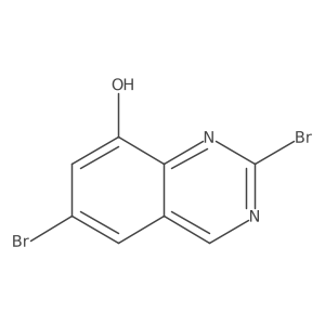 2,6-Dibromoquinazolin-8-ol Structure