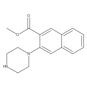 Methyl 3-piperazin-1-ylnaphthalene-2-carboxylate Structure