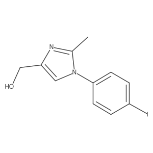 (1-(4-Iodophenyl)-2-methyl-1h-imidazol-4-yl)methanol结构式