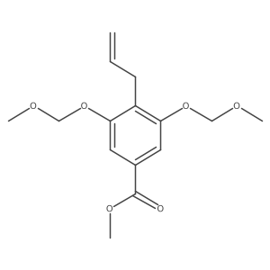 Methyl 4-allyl-3,5-bis(methoxymethoxy)benzoate结构式