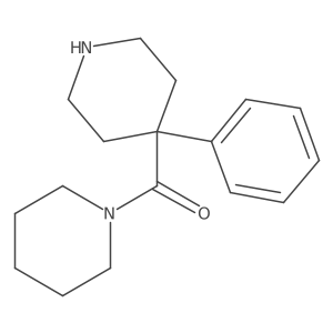 1-(4-Phenyl-piperidine-4-carbonyl)-piperidine结构式