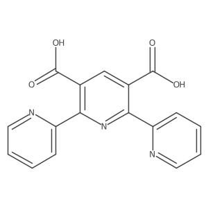 2,2':6',2''-Terpyridine-3',5'-dicarboxylic acid Structure