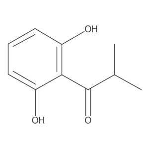 1-(2,6-Dihydroxyphenyl)-2-methyl-1-propanone Structure