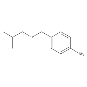 4-[(2-Methylpropoxy)methyl]aniline结构式
