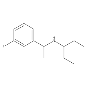 [1-(3-Fluorophenyl)ethyl](pentan-3-YL)amine Structure