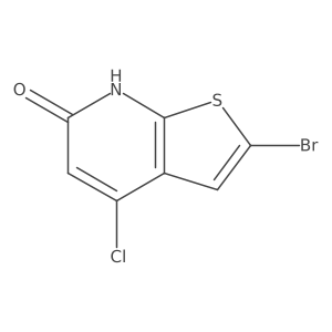2-Bromo-4-chlorothieno[2,3-b]pyridin-6(7H)-one结构式