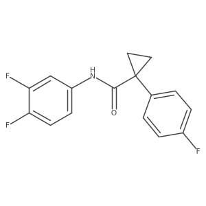 N-(3,4-difluorophenyl)-1-(4-fluorophenyl)cyclopropanecarboxamide Structure