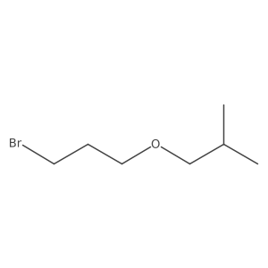 1-Bromo-3-(2-methylpropoxy)propane结构式